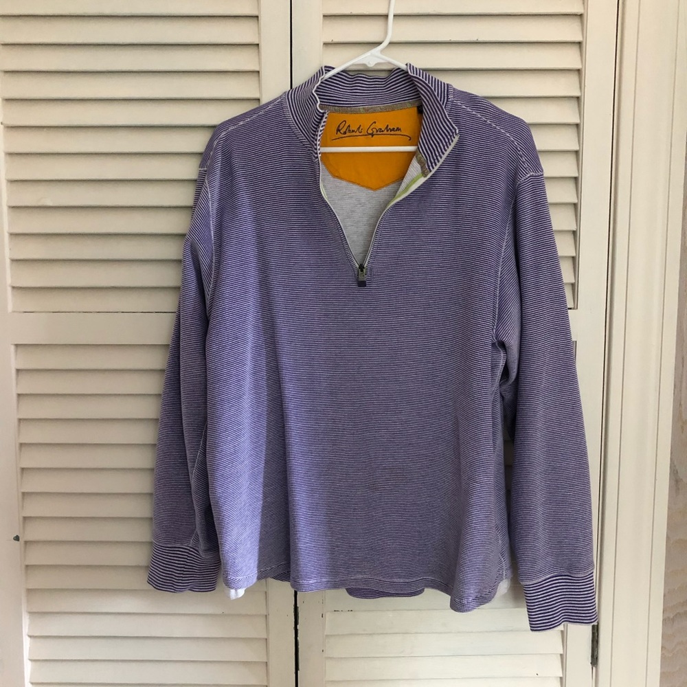 Robert Graham 1/3 zip pullover